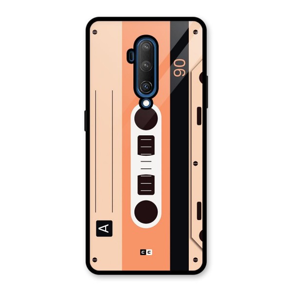 Retro Cassete Glass Back Case for OnePlus 7T Pro