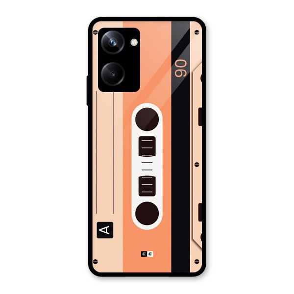 Retro Cassete Glass Back Case for Realme 10 Pro