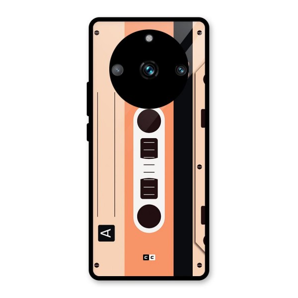 Retro Cassete Glass Back Case for Realme 11 Pro