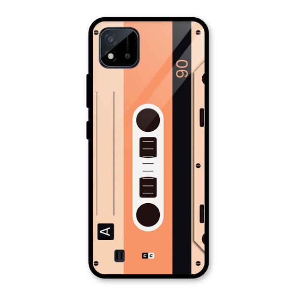 Retro Cassete Glass Back Case for Realme C11 2021