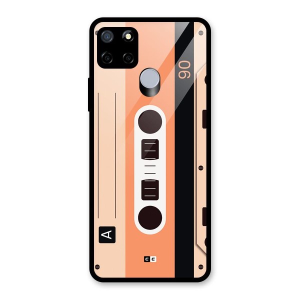 Retro Cassete Glass Back Case for Realme C15