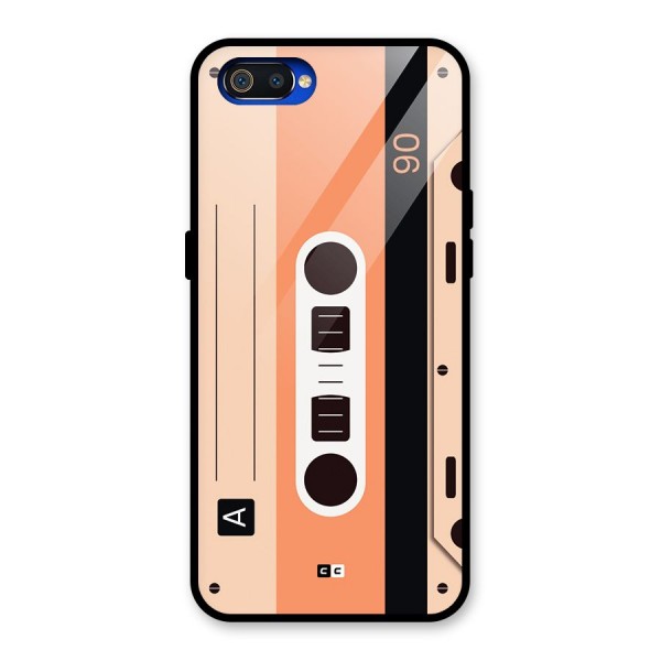 Retro Cassete Glass Back Case for Realme C2