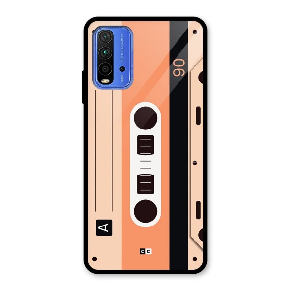 Retro Cassete Glass Back Case for Redmi 9 Power