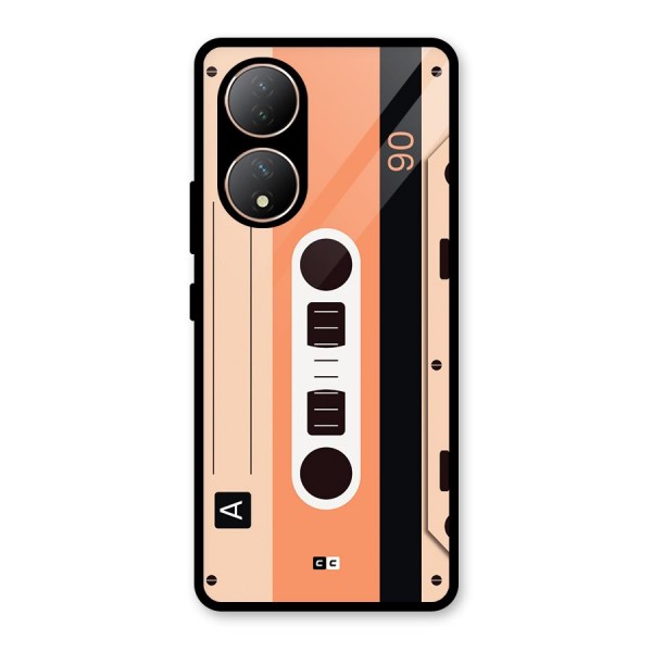 Retro Cassete Glass Back Case for Vivo T2