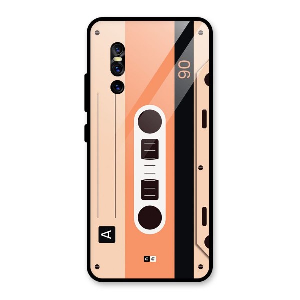 Retro Cassete Glass Back Case for Vivo V15 Pro