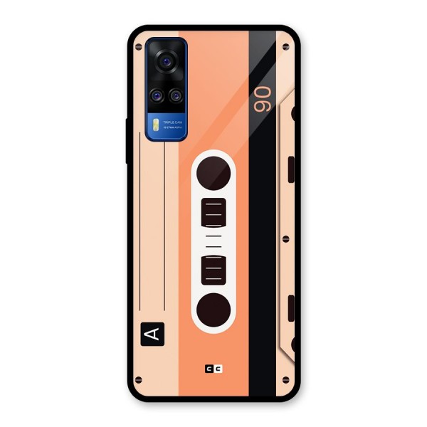 Retro Cassete Glass Back Case for Vivo Y51