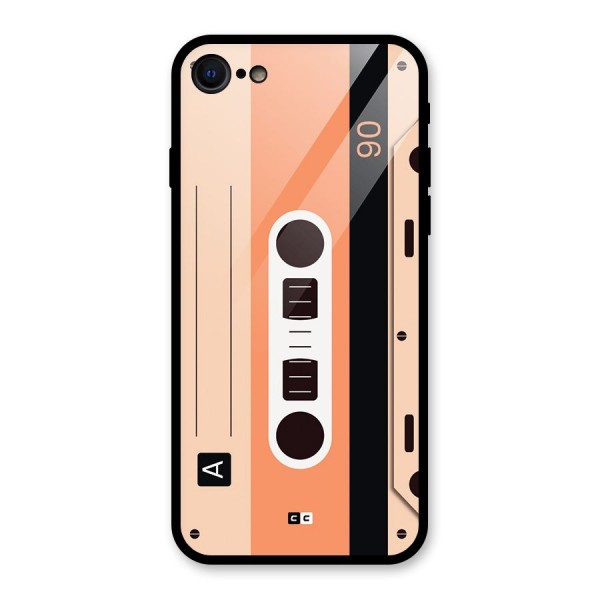 Retro Cassete Glass Back Case for iPhone 8