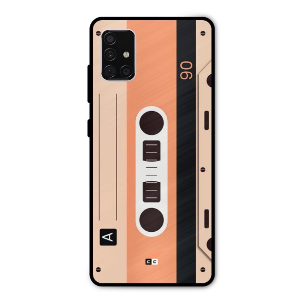 Retro Cassete Metal Back Case for Galaxy A51