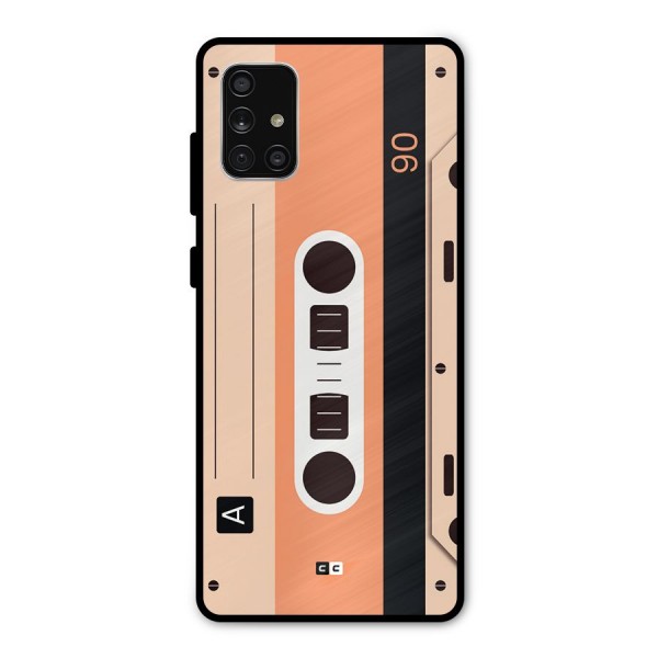 Retro Cassete Metal Back Case for Galaxy A71