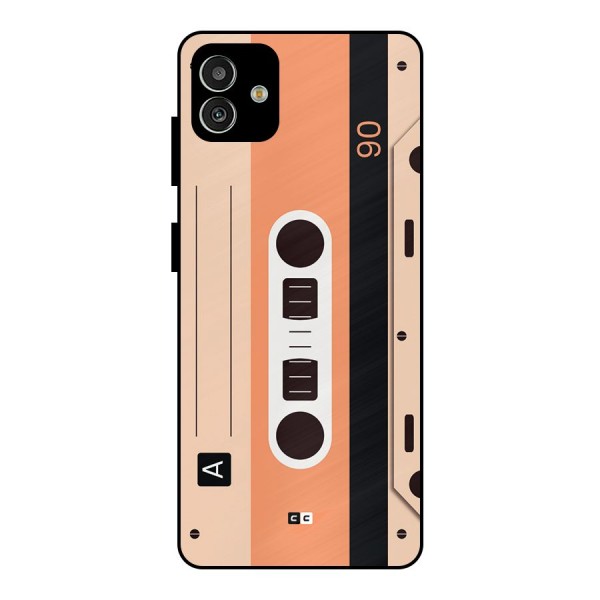 Retro Cassete Metal Back Case for Galaxy M13 5G