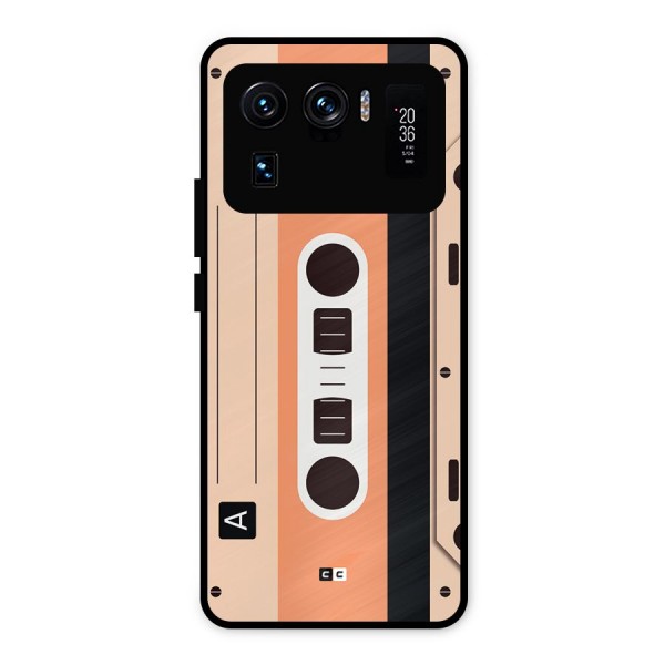 Retro Cassete Metal Back Case for Mi 11 Ultra