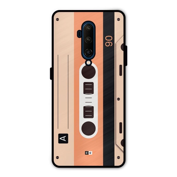 Retro Cassete Metal Back Case for OnePlus 7T Pro