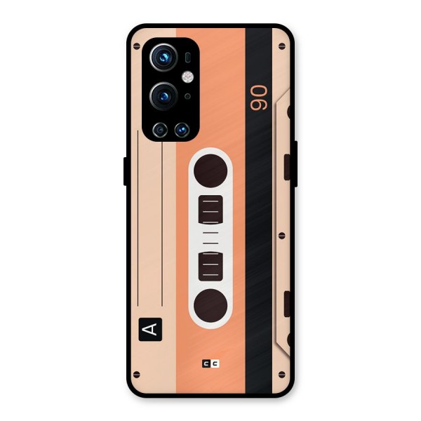 Retro Cassete Metal Back Case for OnePlus 9 Pro