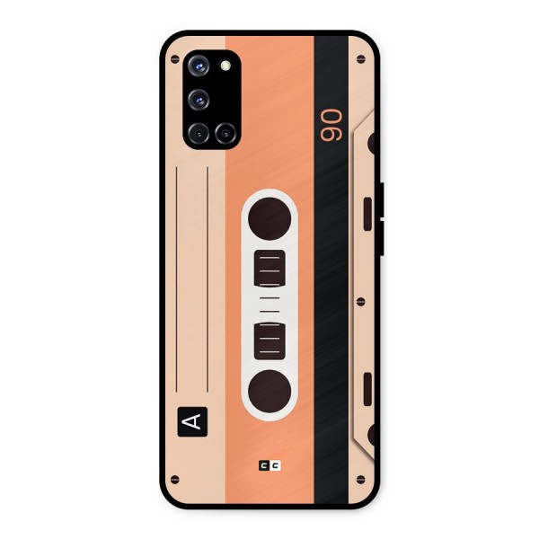 Retro Cassete Metal Back Case for Oppo A52