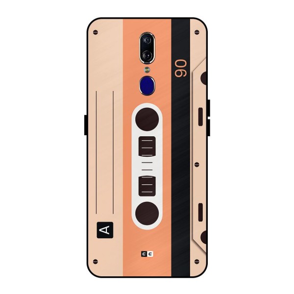 Retro Cassete Metal Back Case for Oppo F11