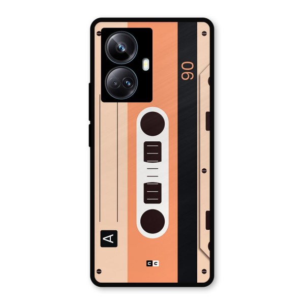 Retro Cassete Metal Back Case for Realme 10 Pro Plus