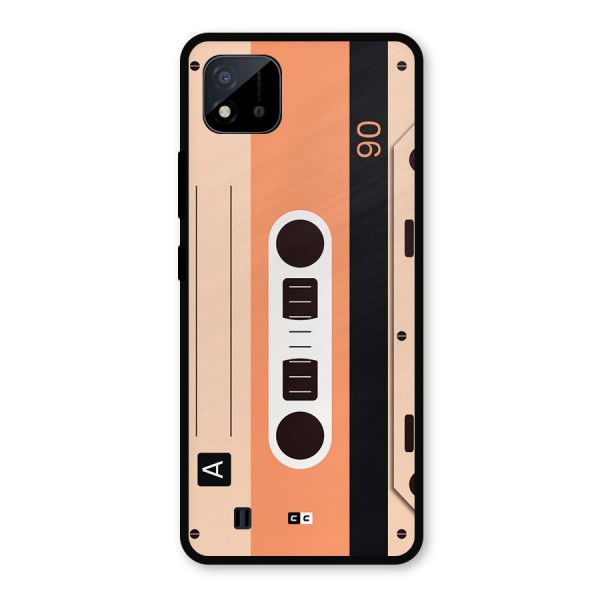 Retro Cassete Metal Back Case for Realme C11 2021