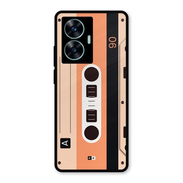 Retro Cassete Metal Back Case for Realme C55