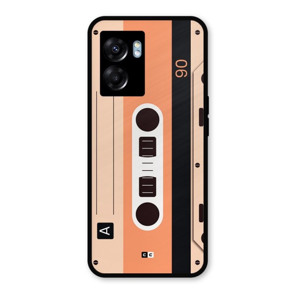 Retro Cassete Metal Back Case for Realme Narzo 50 5G