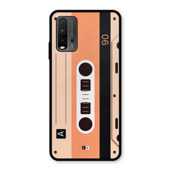 Retro Cassete Metal Back Case for Redmi 9 Power