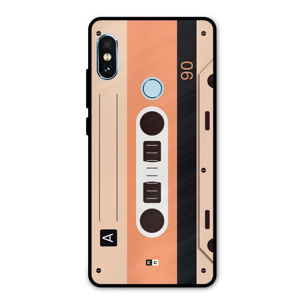 Retro Cassete Metal Back Case for Redmi Note 5 Pro