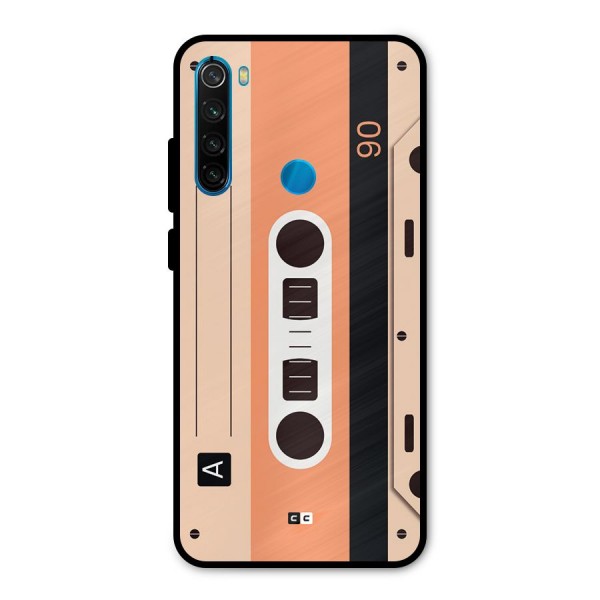 Retro Cassete Metal Back Case for Redmi Note 8