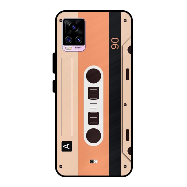 Retro Cassete Metal Back Case for Vivo V20 Pro