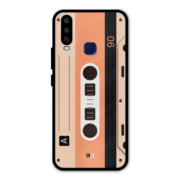 Retro Cassete Metal Back Case for Vivo Y12