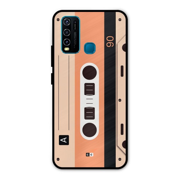 Retro Cassete Metal Back Case for Vivo Y50