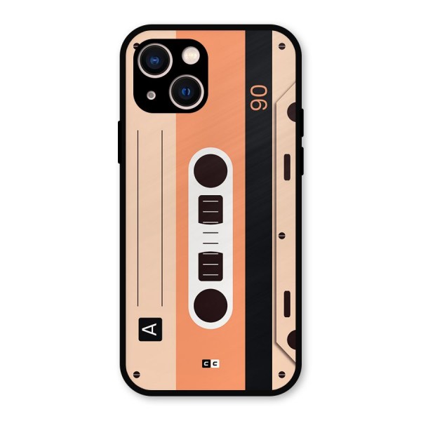 Retro Cassete Metal Back Case for iPhone 13