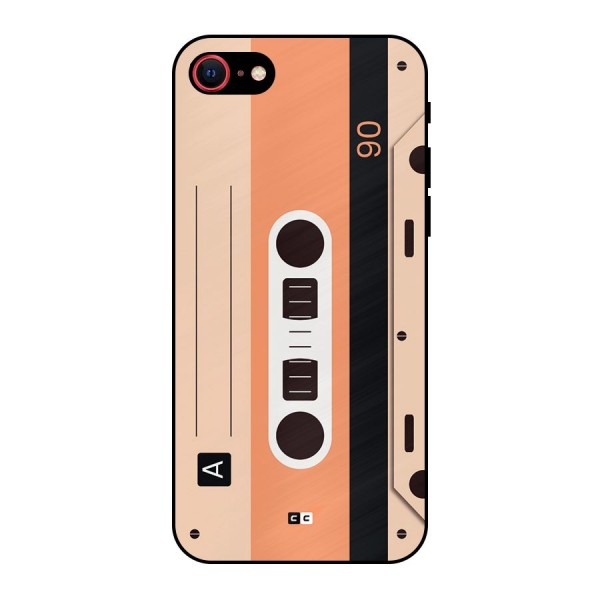 Retro Cassete Metal Back Case for iPhone 7