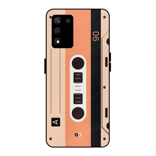 Retro Cassete Metal Back Case for realme 9 5G SE