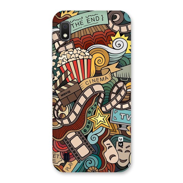 Retro Doodle Art Back Case for Galaxy A10