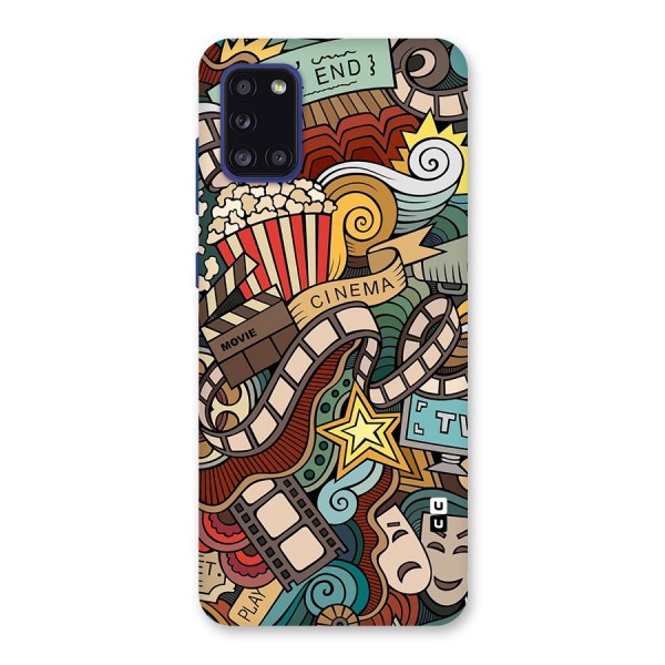 Retro Doodle Art Back Case for Galaxy A31