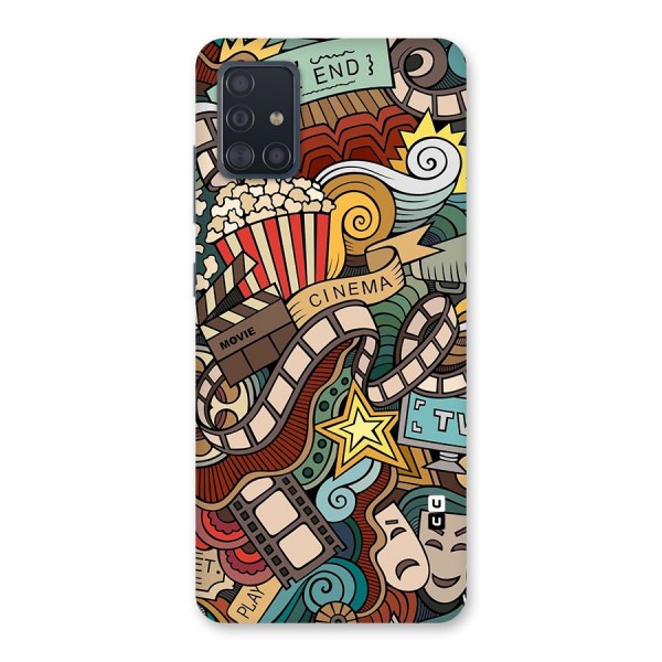 Retro Doodle Art Back Case for Galaxy A51