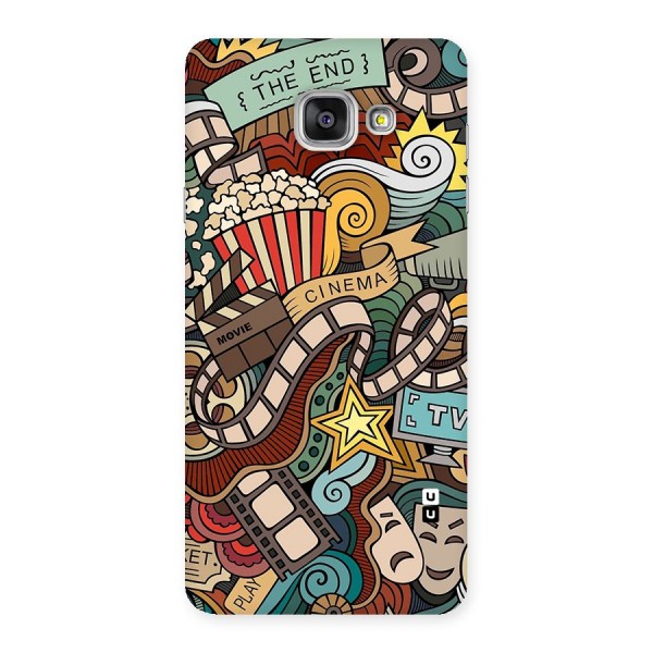 Retro Doodle Art Back Case for Galaxy A7 2016