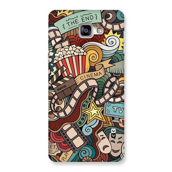 Retro Doodle Art Back Case for Galaxy A9