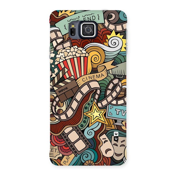 Retro Doodle Art Back Case for Galaxy Alpha