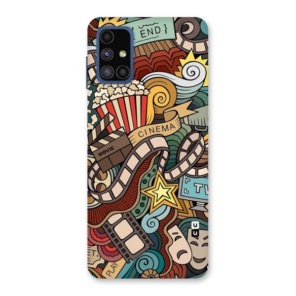 Retro Doodle Art Back Case for Galaxy M51