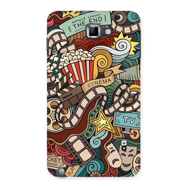 Retro Doodle Art Back Case for Galaxy Note