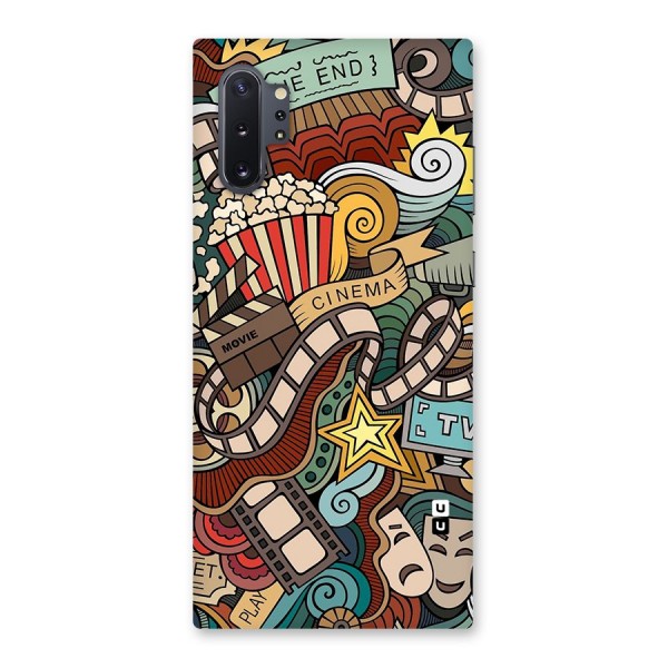 Retro Doodle Art Back Case for Galaxy Note 10 Plus