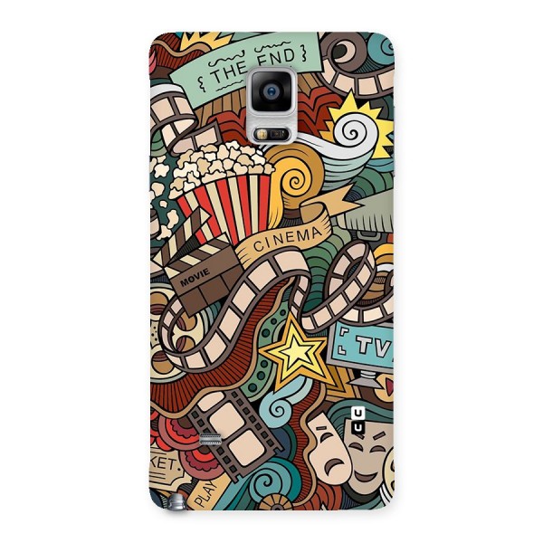 Retro Doodle Art Back Case for Galaxy Note 4