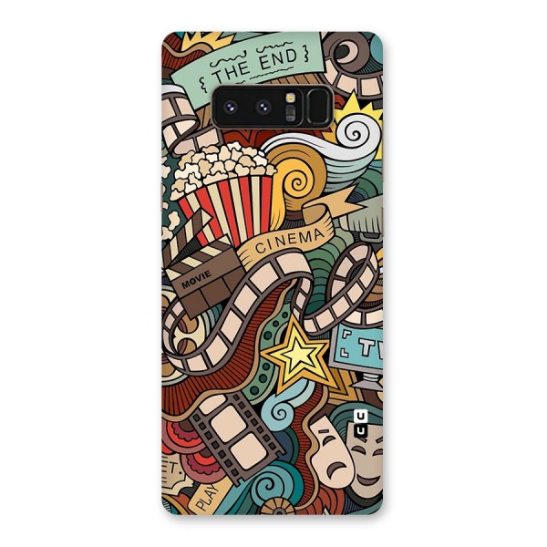 Retro Doodle Art Back Case for Galaxy Note 8