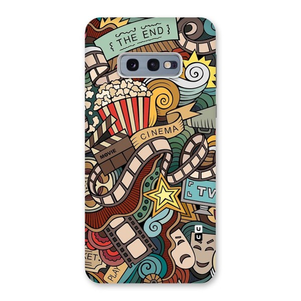 Retro Doodle Art Back Case for Galaxy S10e