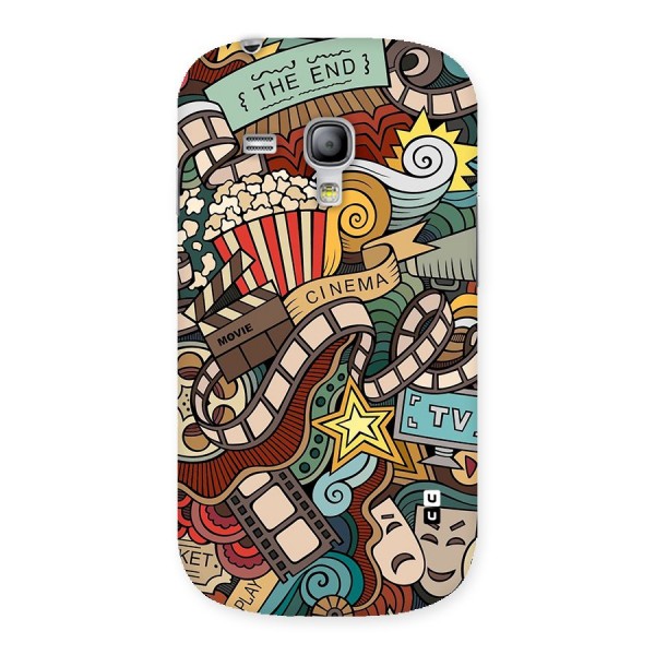 Retro Doodle Art Back Case for Galaxy S3 Mini