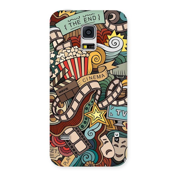 Retro Doodle Art Back Case for Galaxy S5 Mini