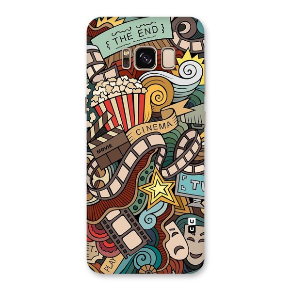 Retro Doodle Art Back Case for Galaxy S8