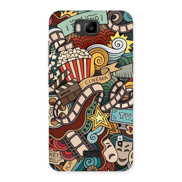 Retro Doodle Art Back Case for Honor Bee