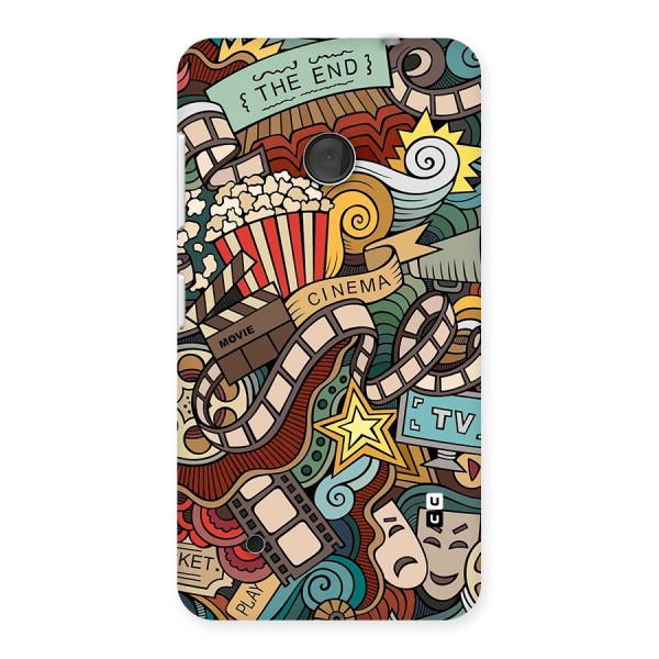 Retro Doodle Art Back Case for Lumia 530