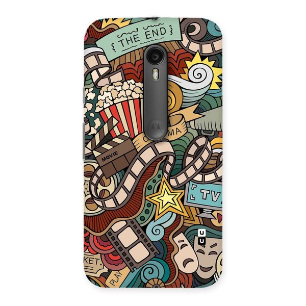 Retro Doodle Art Back Case for Moto G3